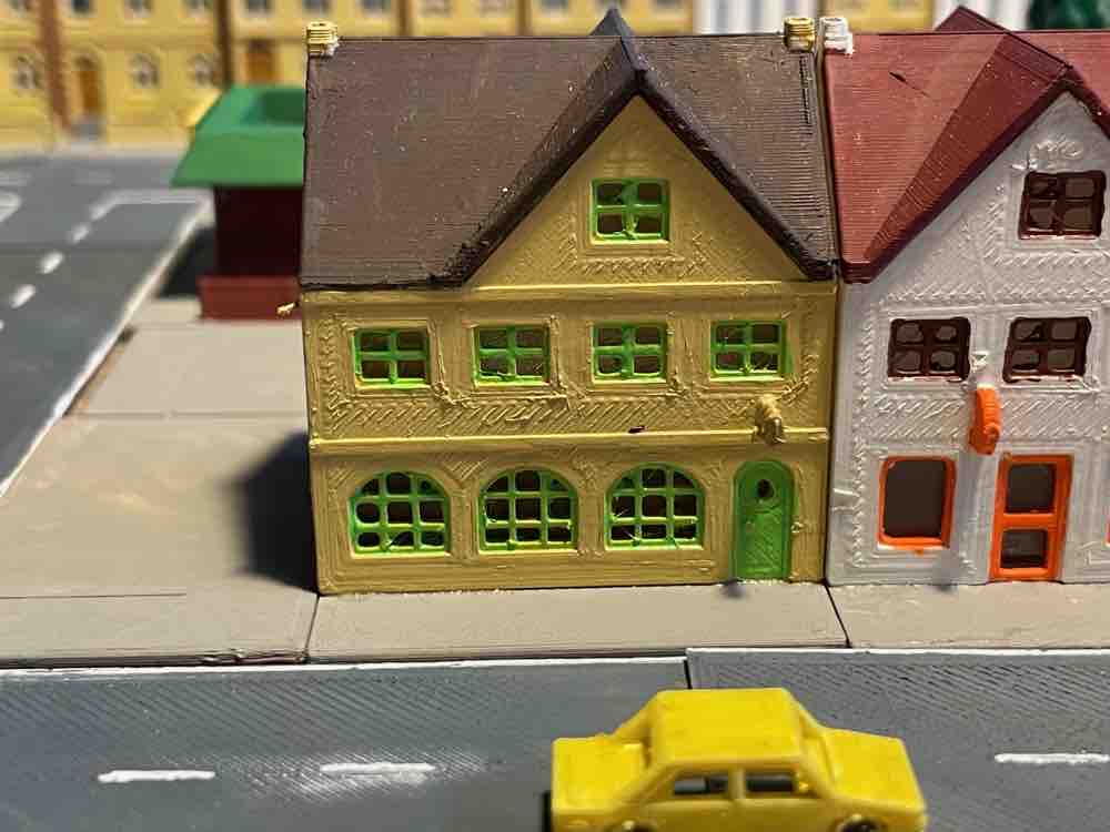 Village house 26 (typ B) - pub „Gasthaus zur Krone“ (z-scale)