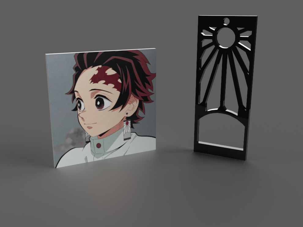 Demon Slayer - Tanjiro's Hanafuda Earrings