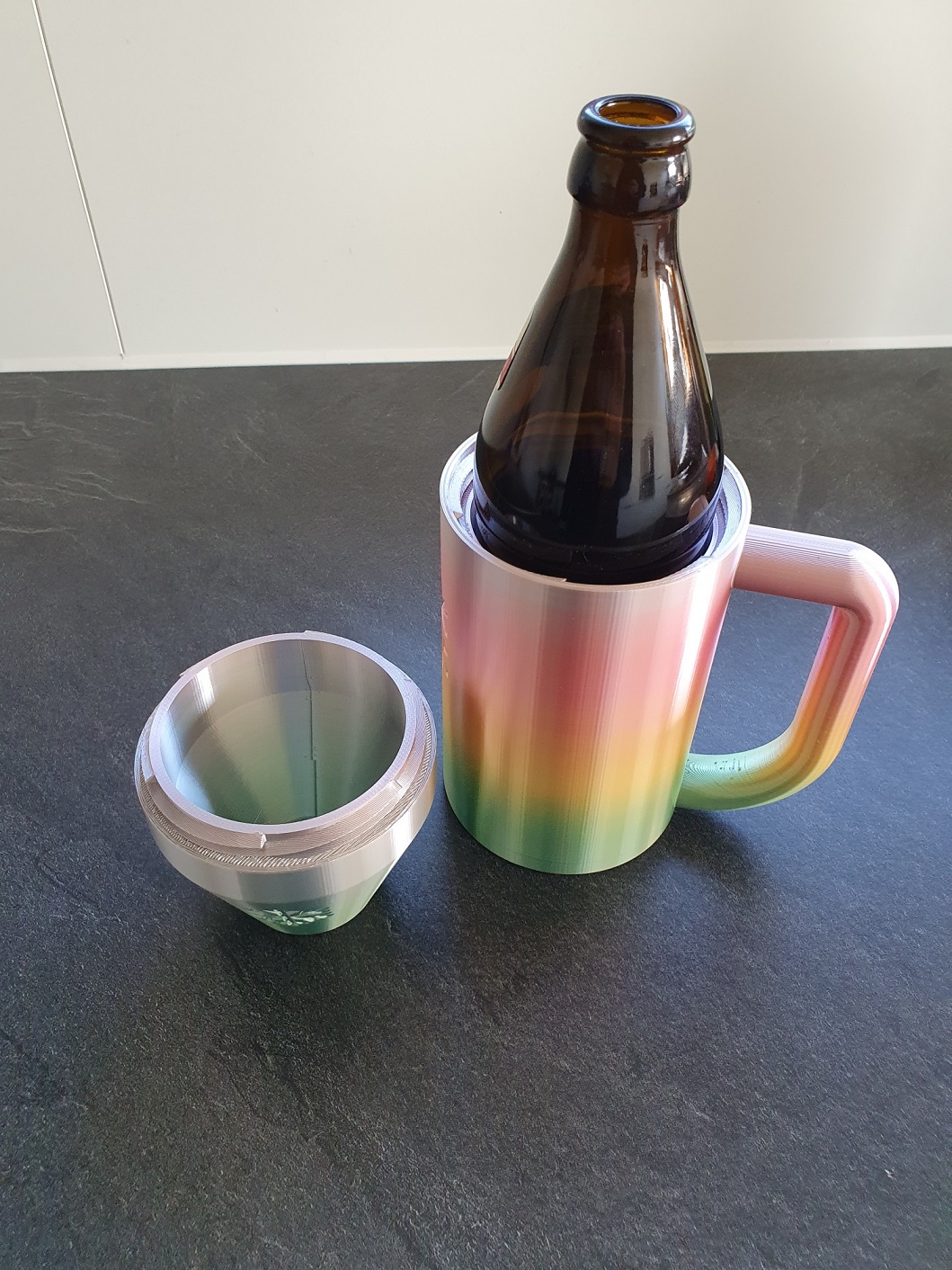 Beer Bottle Cooler for German Euro 0.5l Bottles