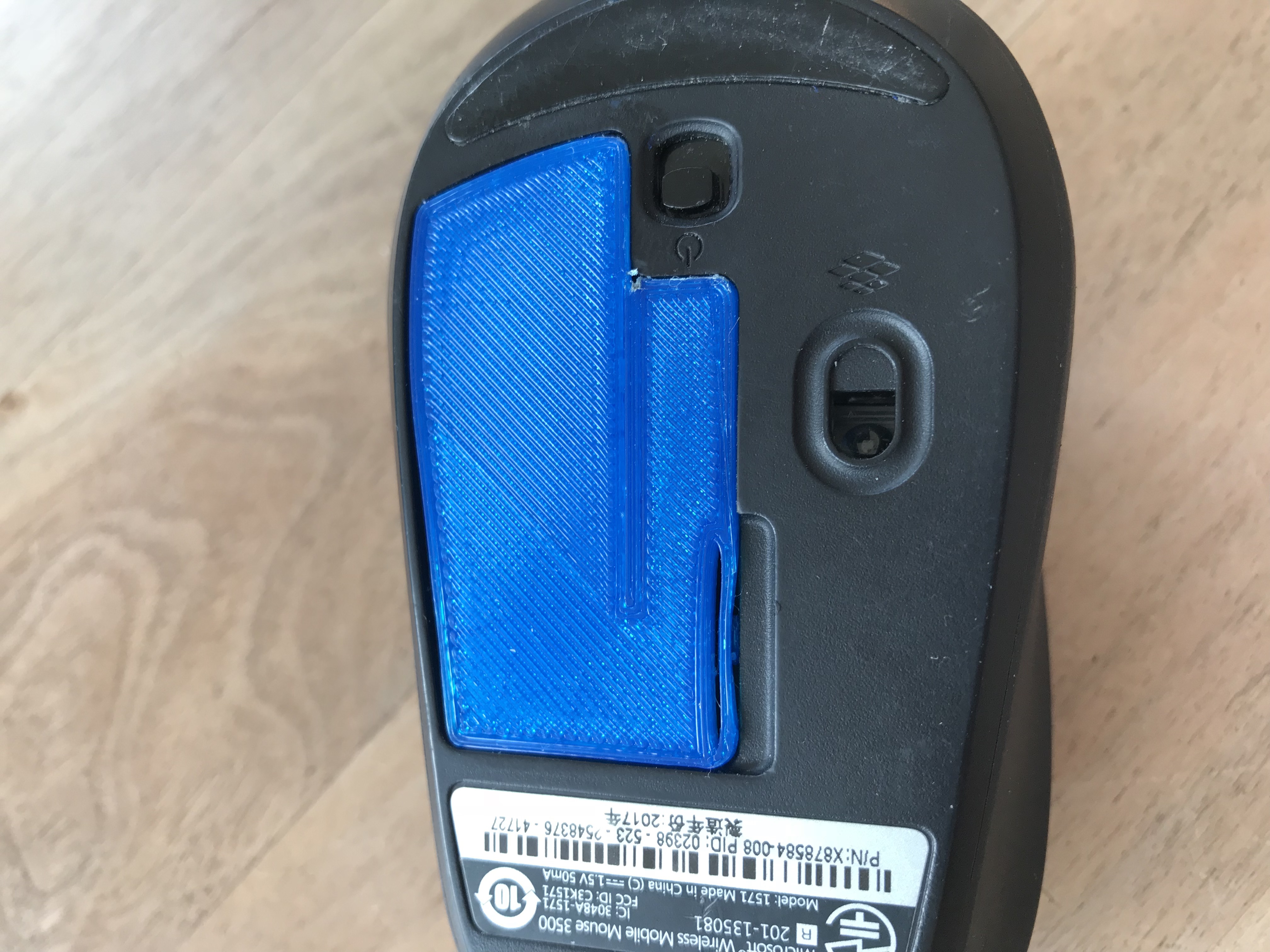 Mouse battery lid