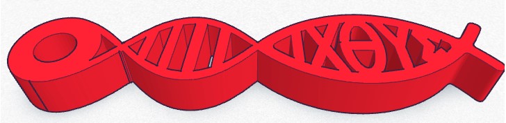 Science/Faith Keychain