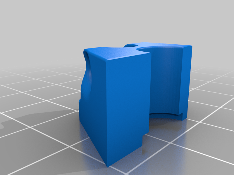 Ender 3 Filament Guide Block - Half