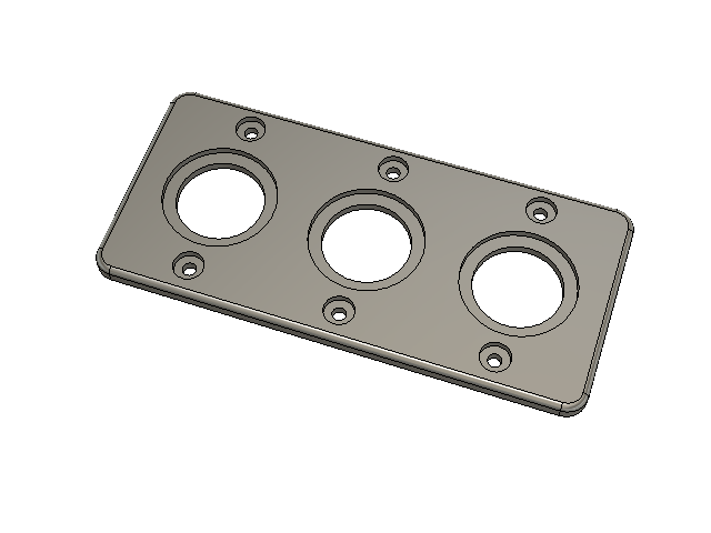 12v Wallplate - 3 Position