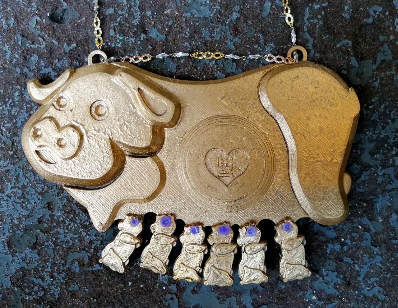 Lucky Pig Necklace Pendant