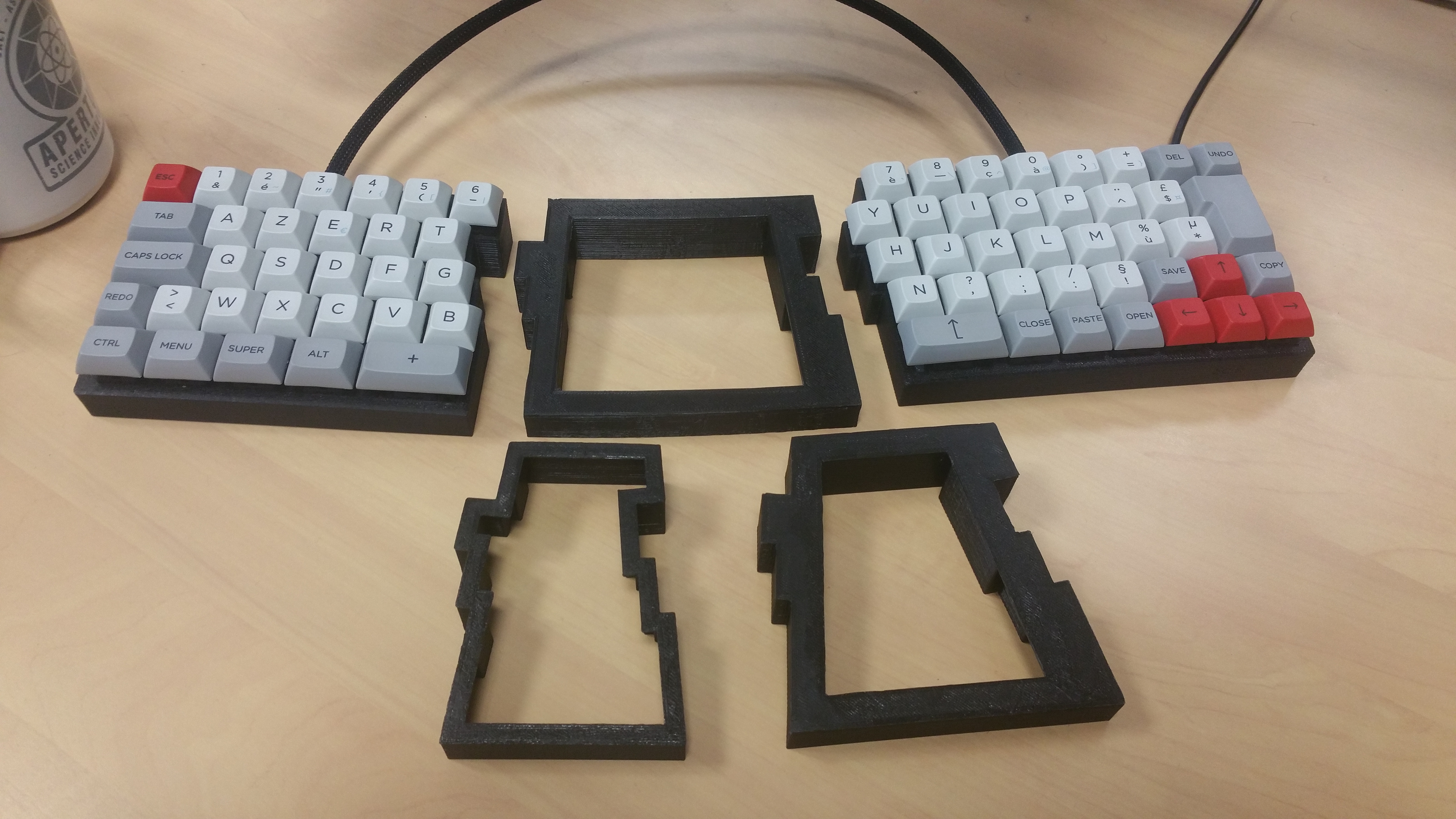 Split Mechanical Keyboard ISO 60%