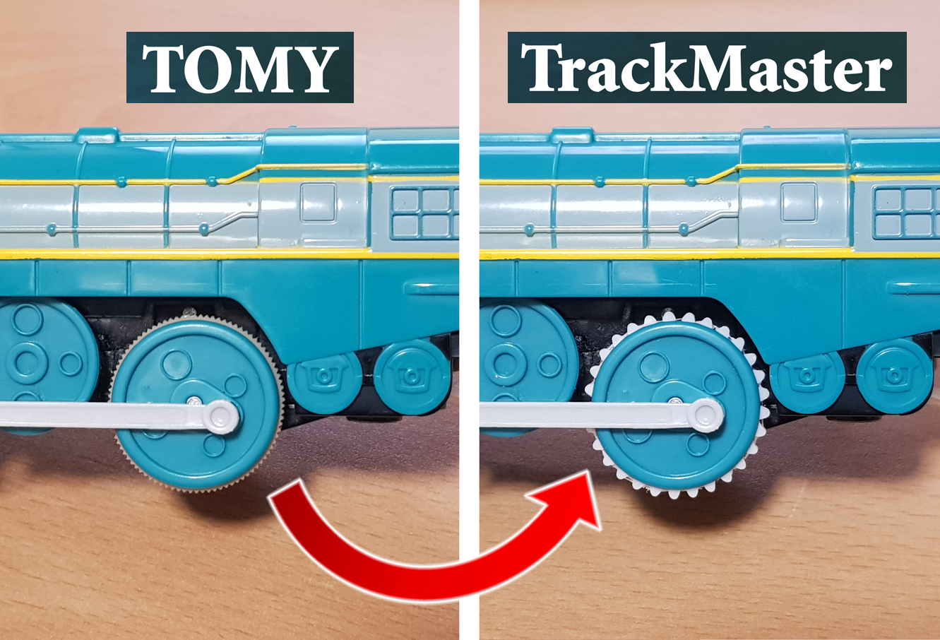TOMY to TrackMaster Tire Conversion