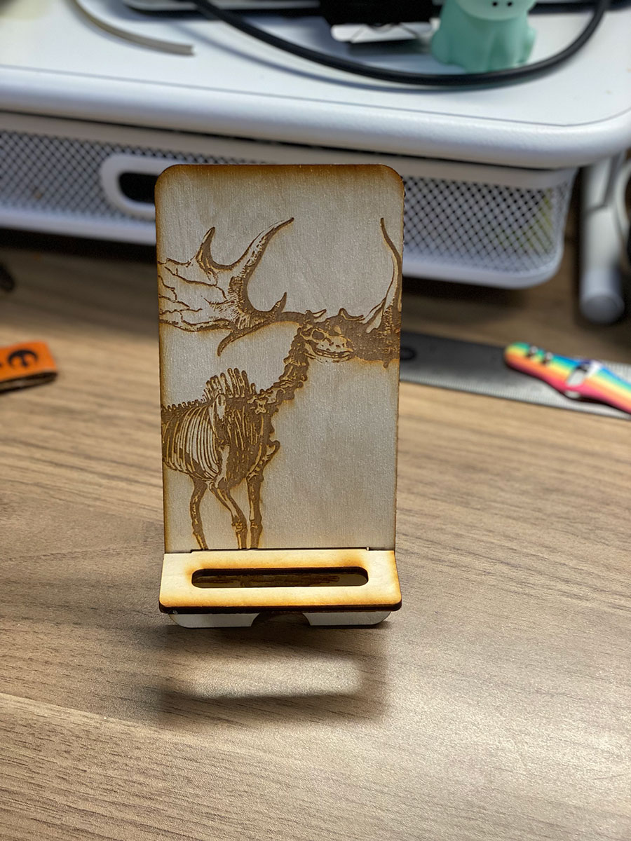 Laser Cut Phone Holder