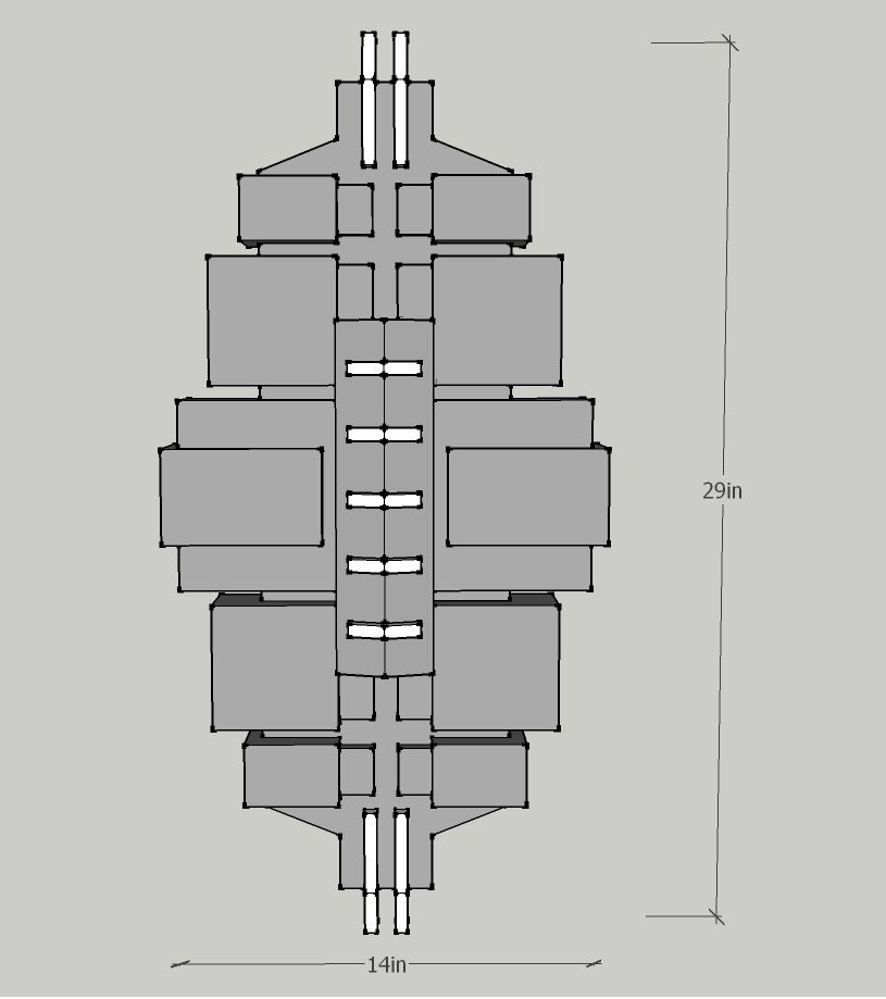 Stargate Atlantis Themed Wall Light