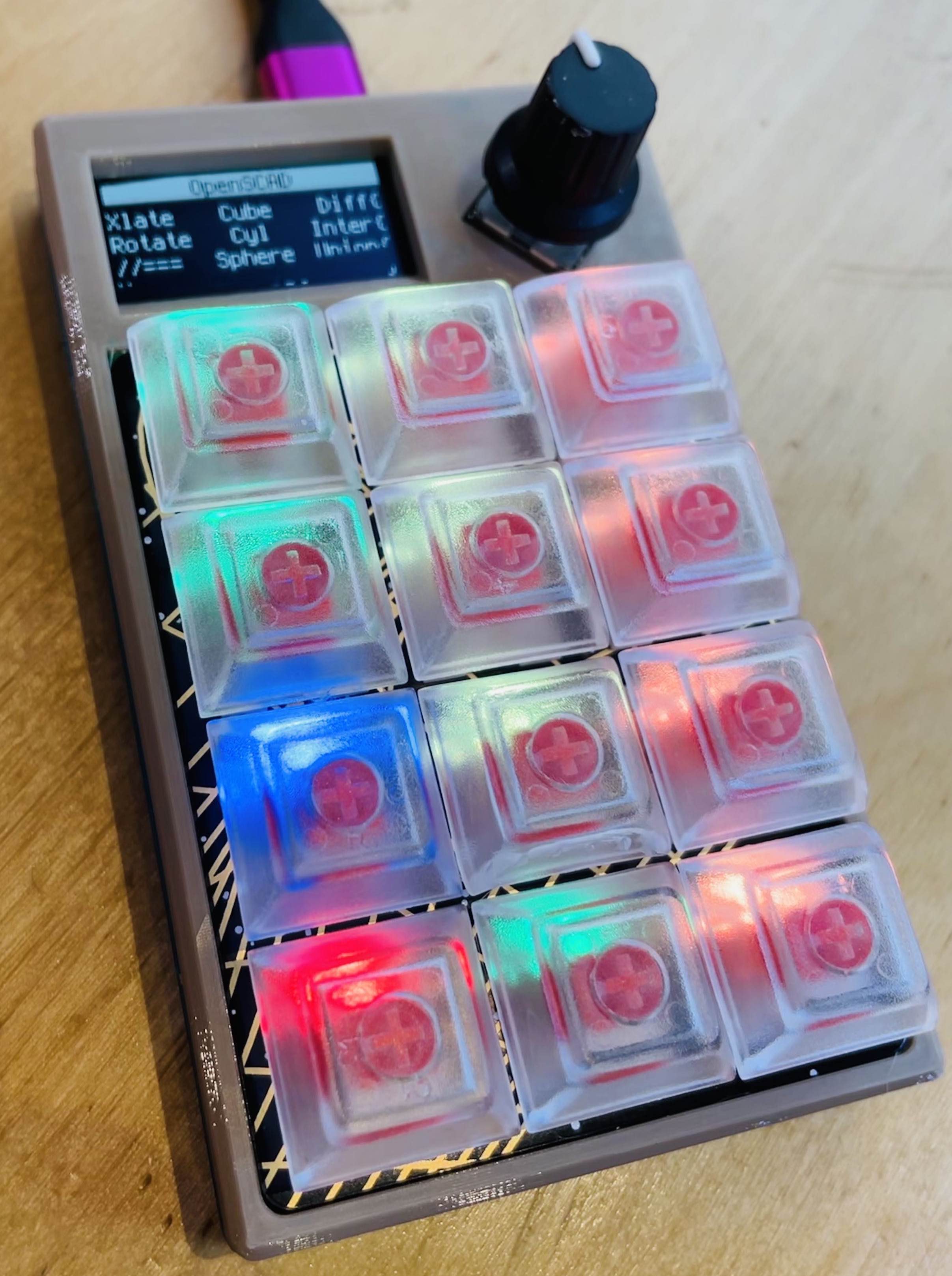 MacroPad RP2040 Snap Together Case