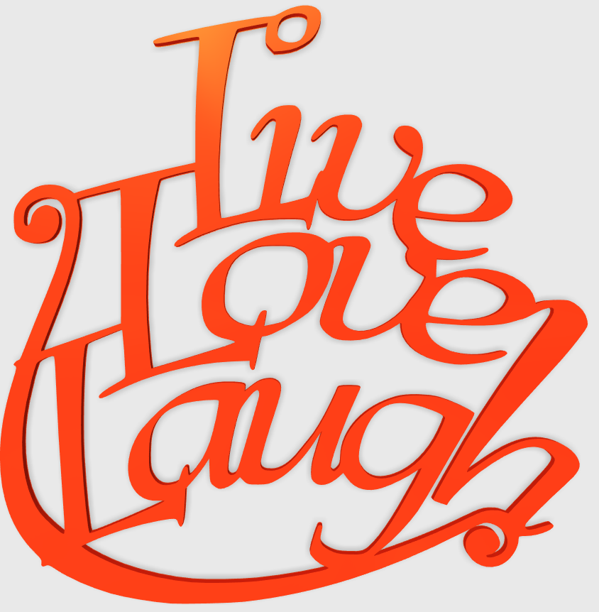 Live Love Laugh Pendant
