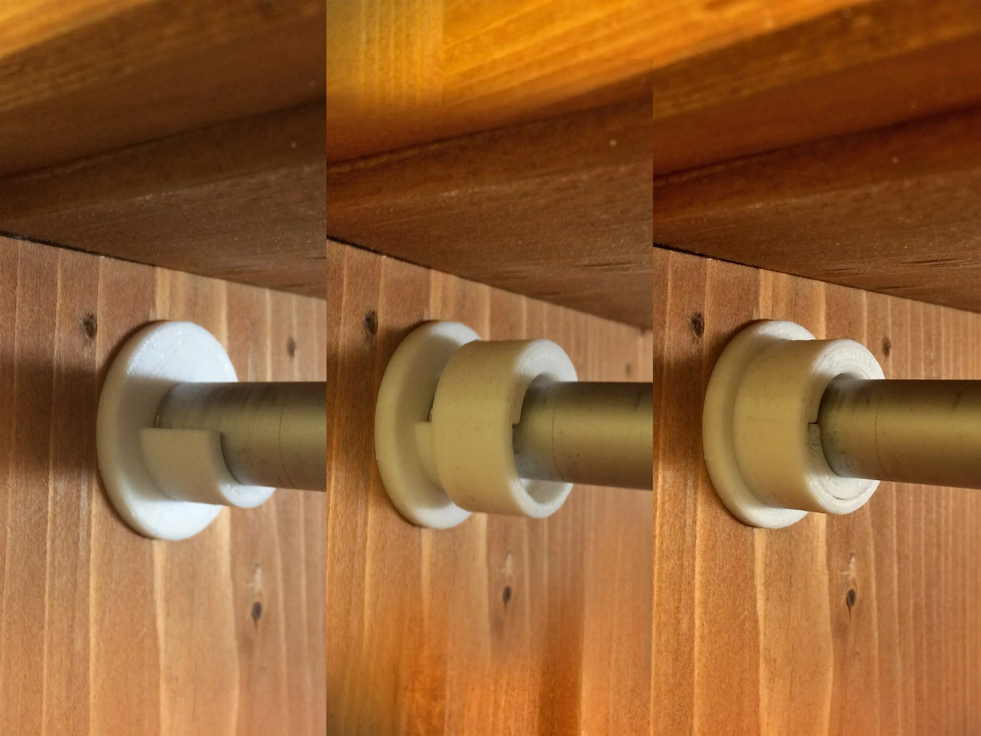 Covered Curtain Rod Or Coat Hanger Hook