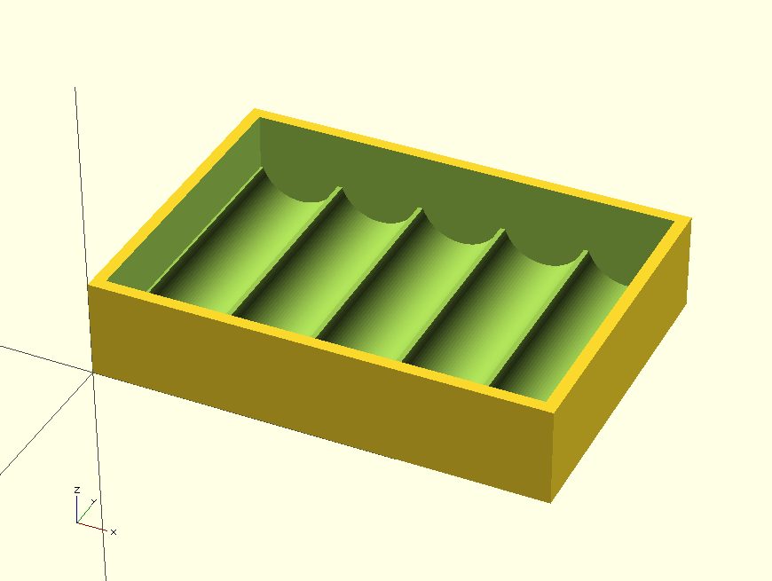 customizable battery tray (AA, AAA, AAAA, C, D)