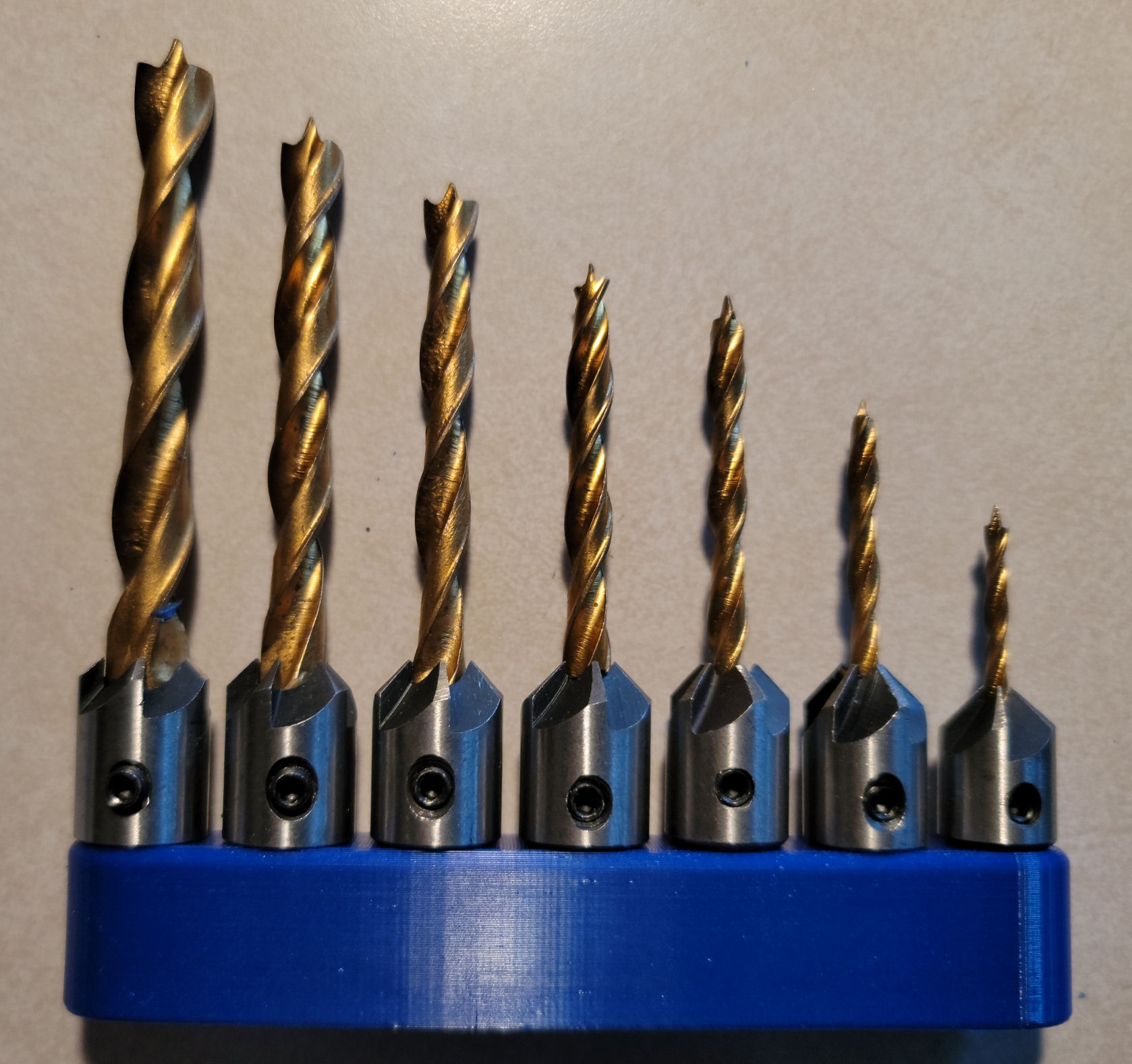 Temu pilot point countersink drill bits holder