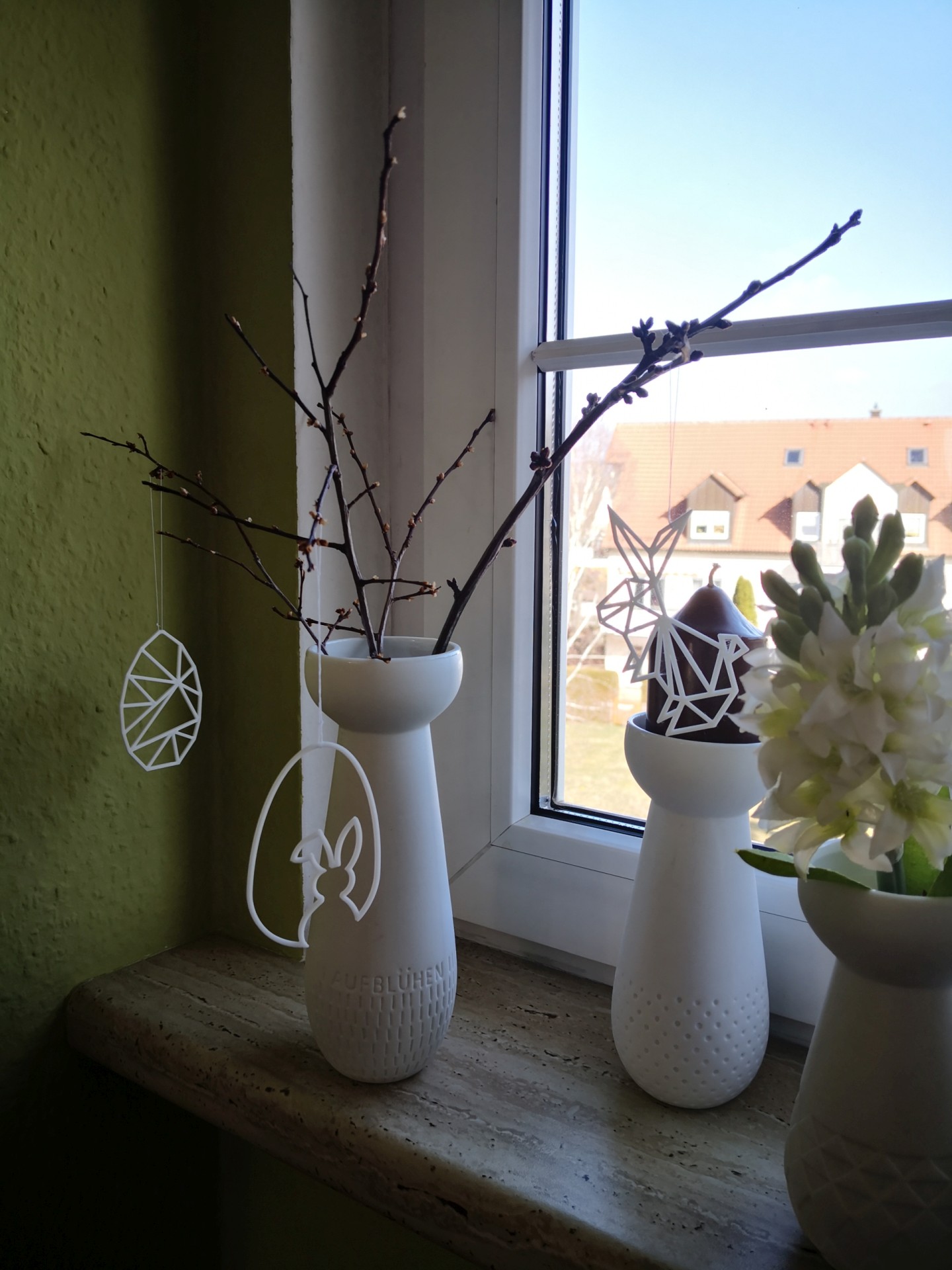 Easter Deco rabbit and eggs
