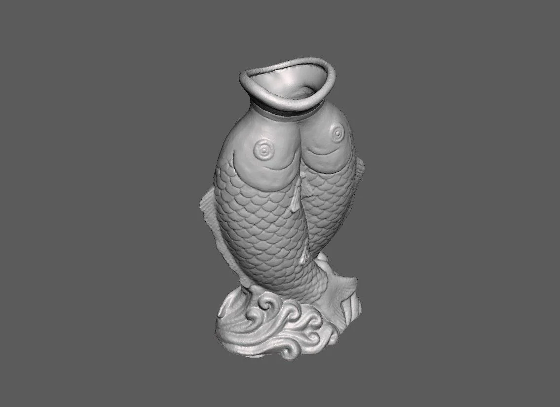 Fish Sculpture Vase