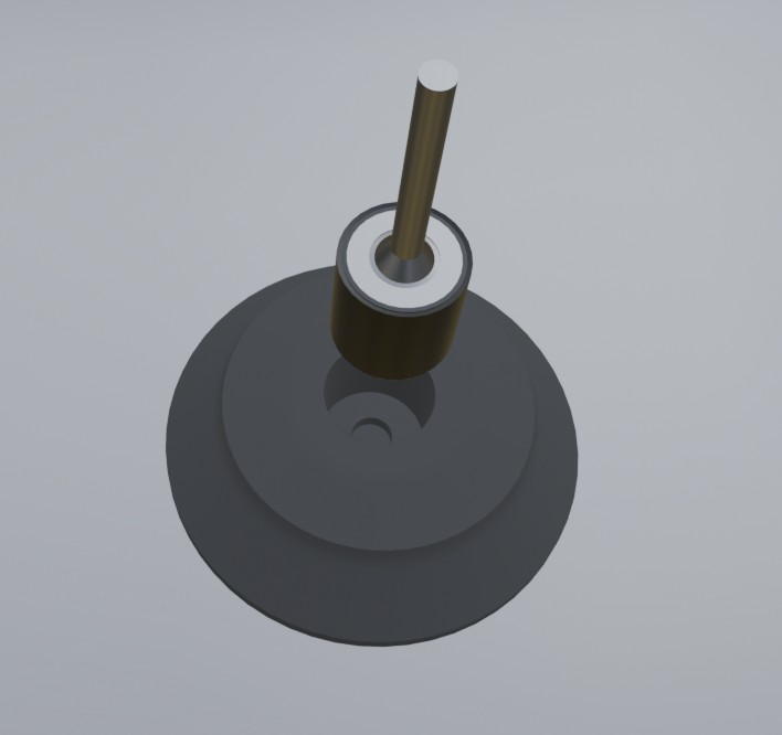 50mm Sanding Pad for Standard Dremel Drum Mandrel (DIY Adapter)