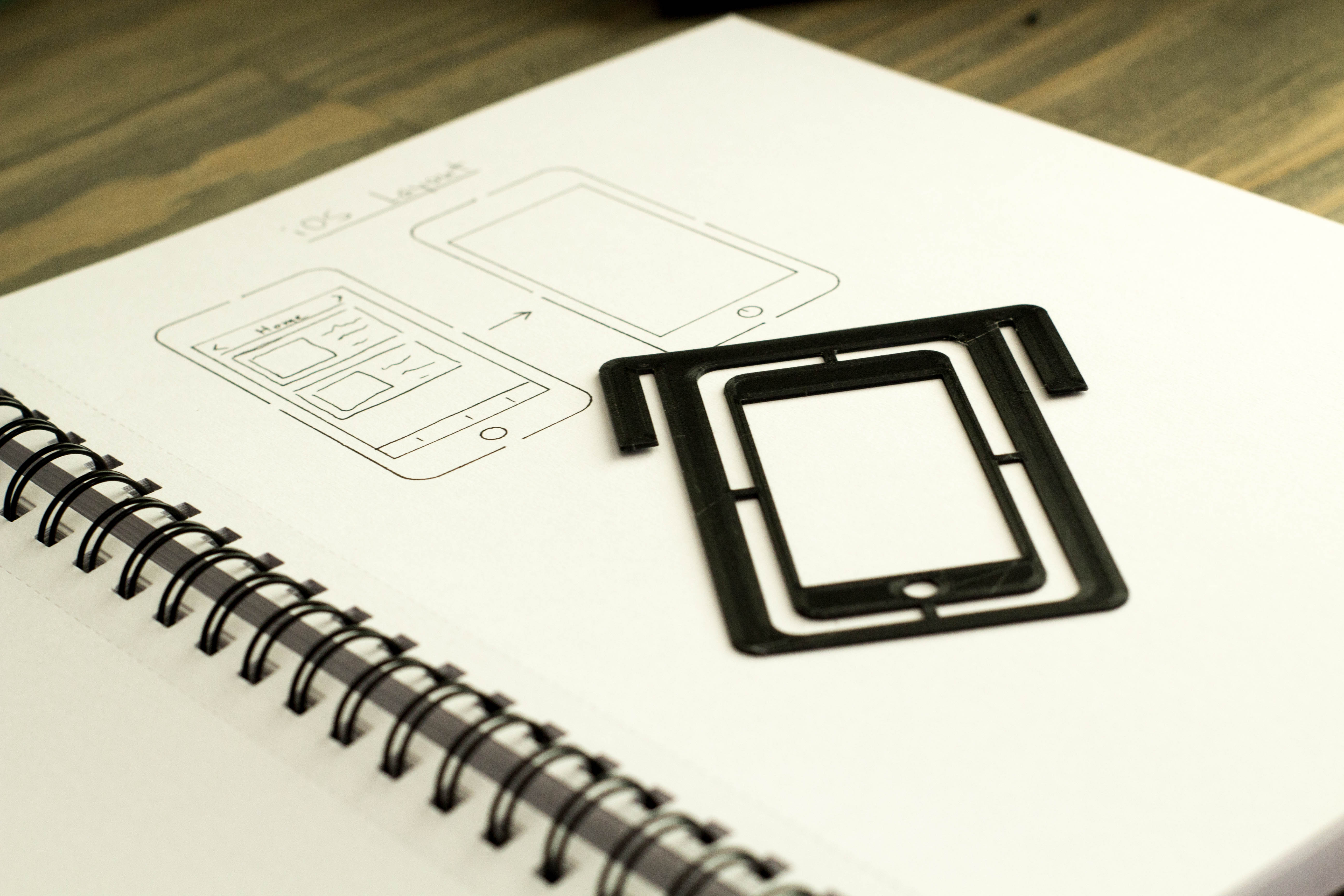 iOS Design Stencil/Bookmark