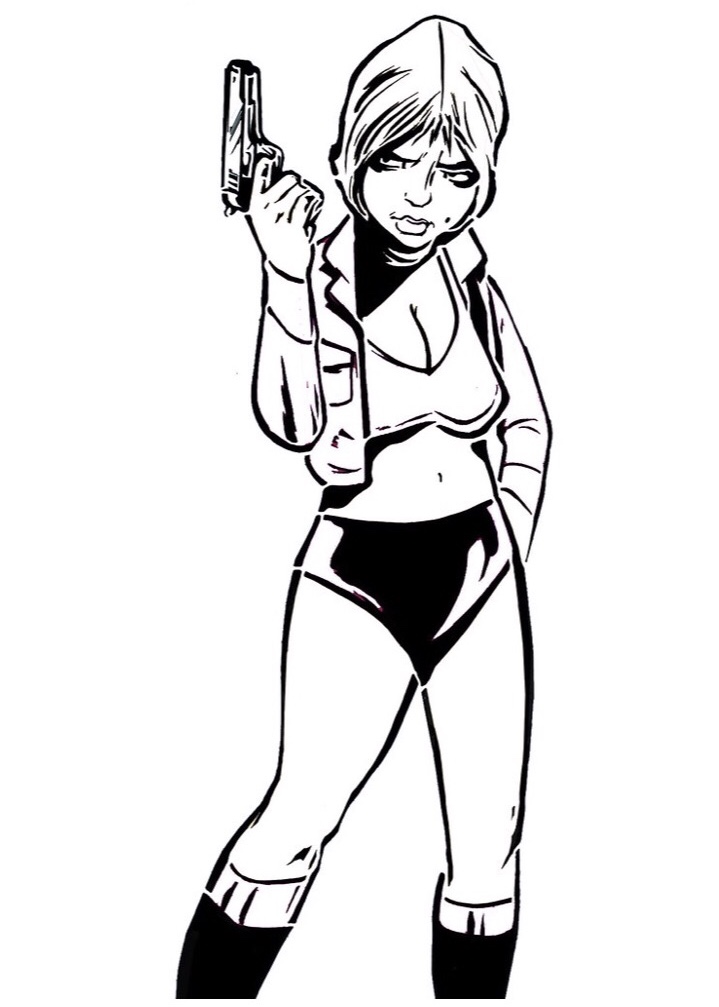 GTA Misty stencil
