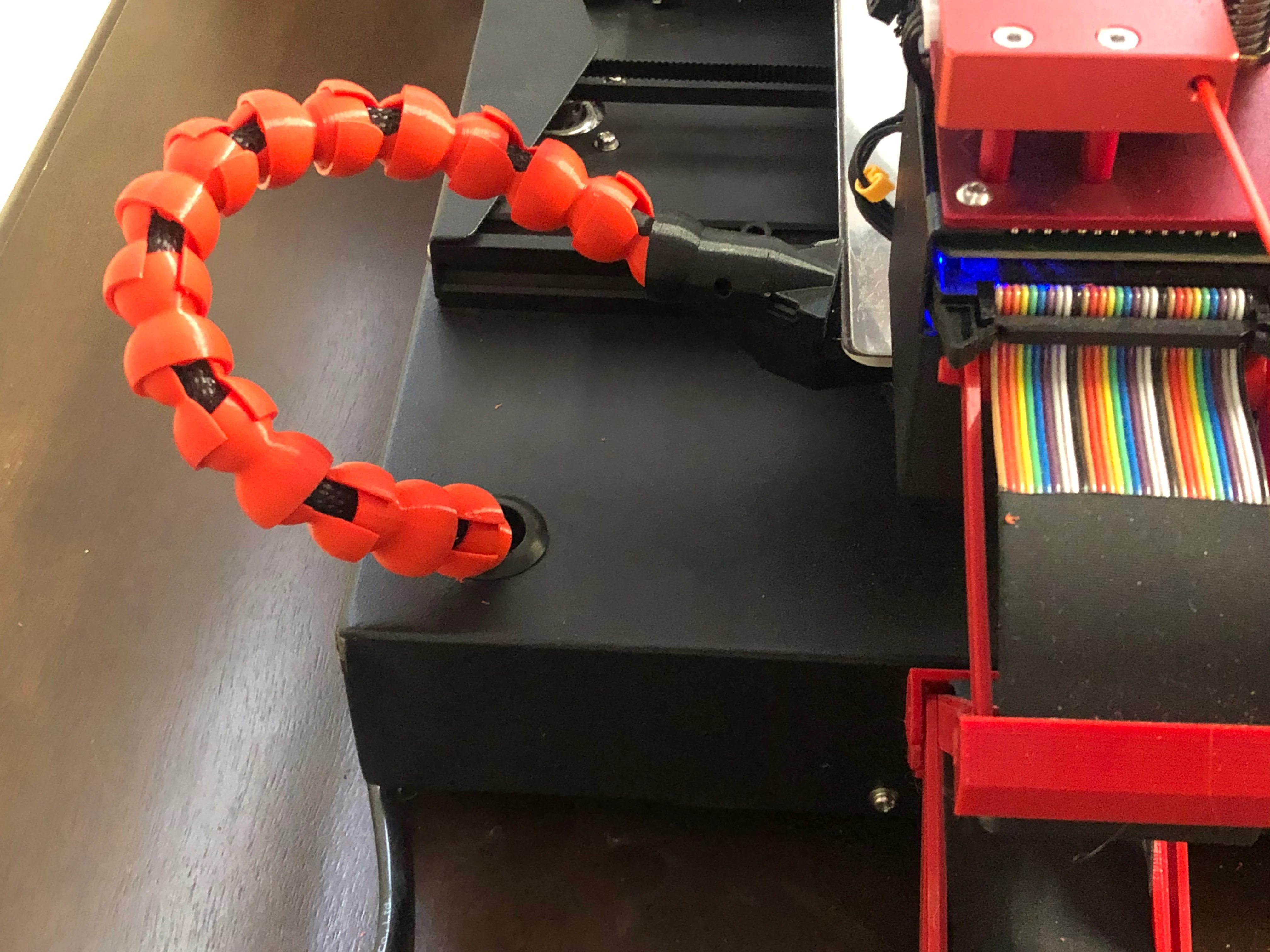 CR-10S Pro Bed Cable Chain.