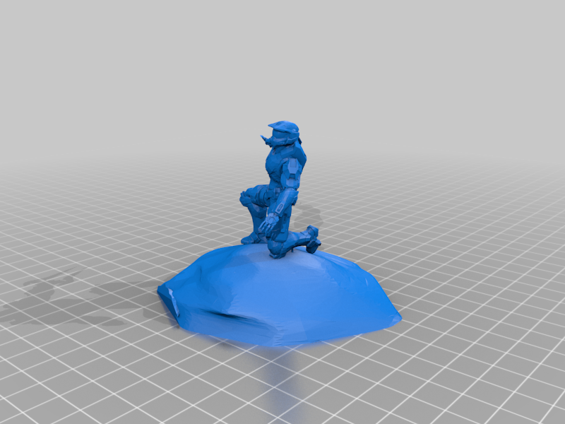 Halo masterchief with energy sword