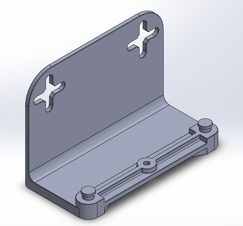 Wall mounting bracket for Verizon Quantum Gateway G1100 router