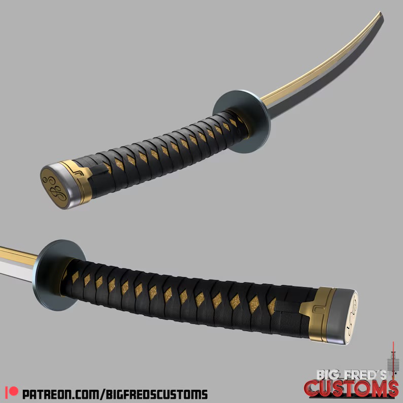 Deadpool 3 katana pieces for yardstick