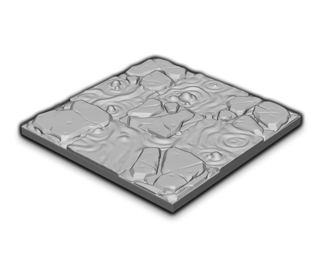 TILESCAPE Lava Cavern Sample Tile