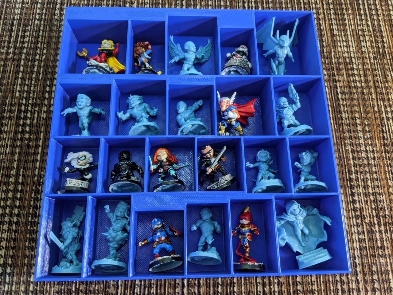 Marvel United and X-Men All-In Organizer - Kickstarter Editions 2020 and 2022