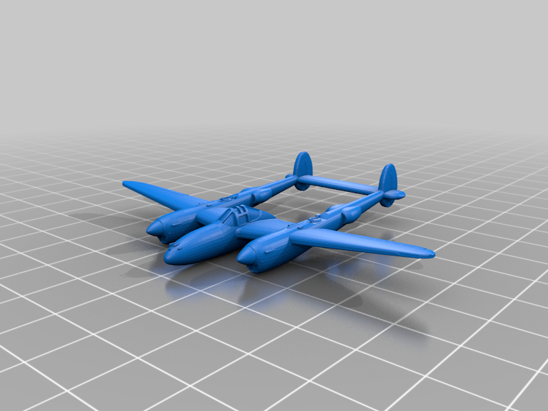 P38 Lightning 1:200 WIP