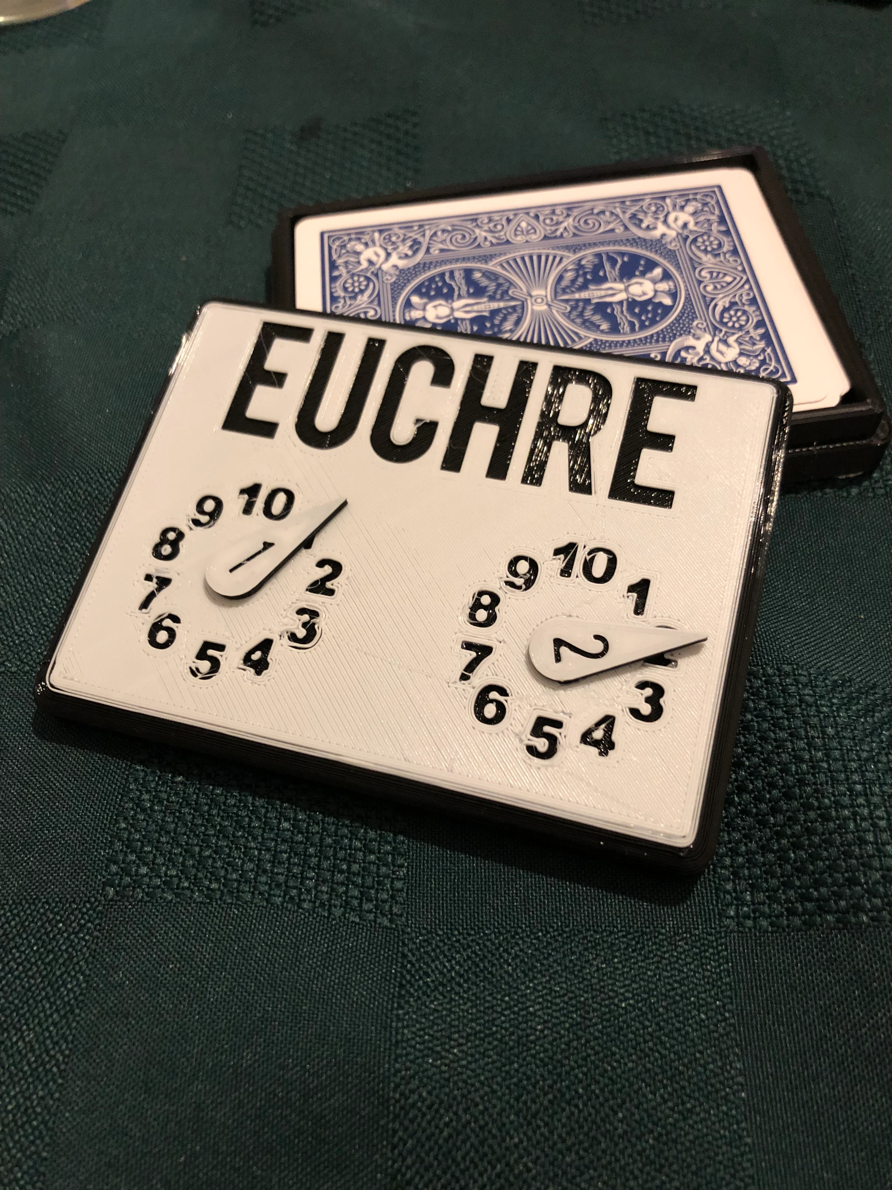 Euchre Deck Holder / Score Keeper