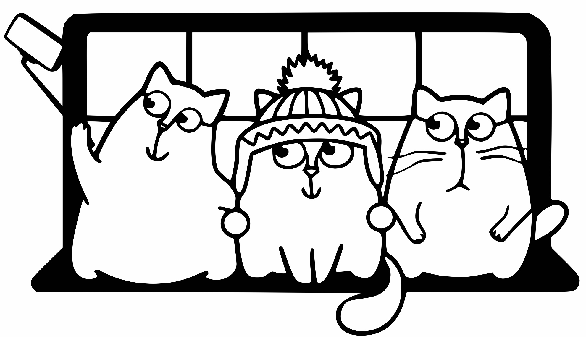 2D Selfie Cat