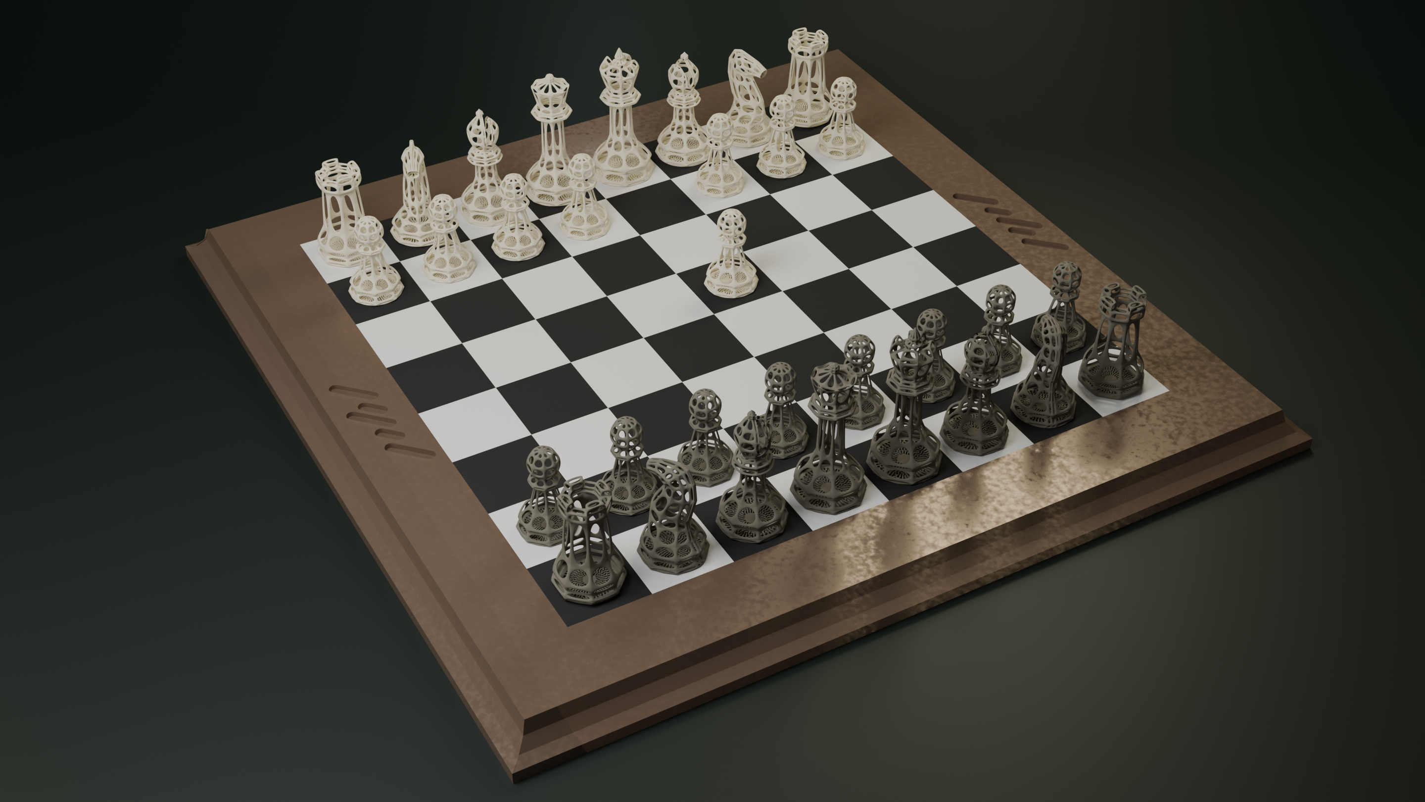 Abstract Chess Pieces ♟️