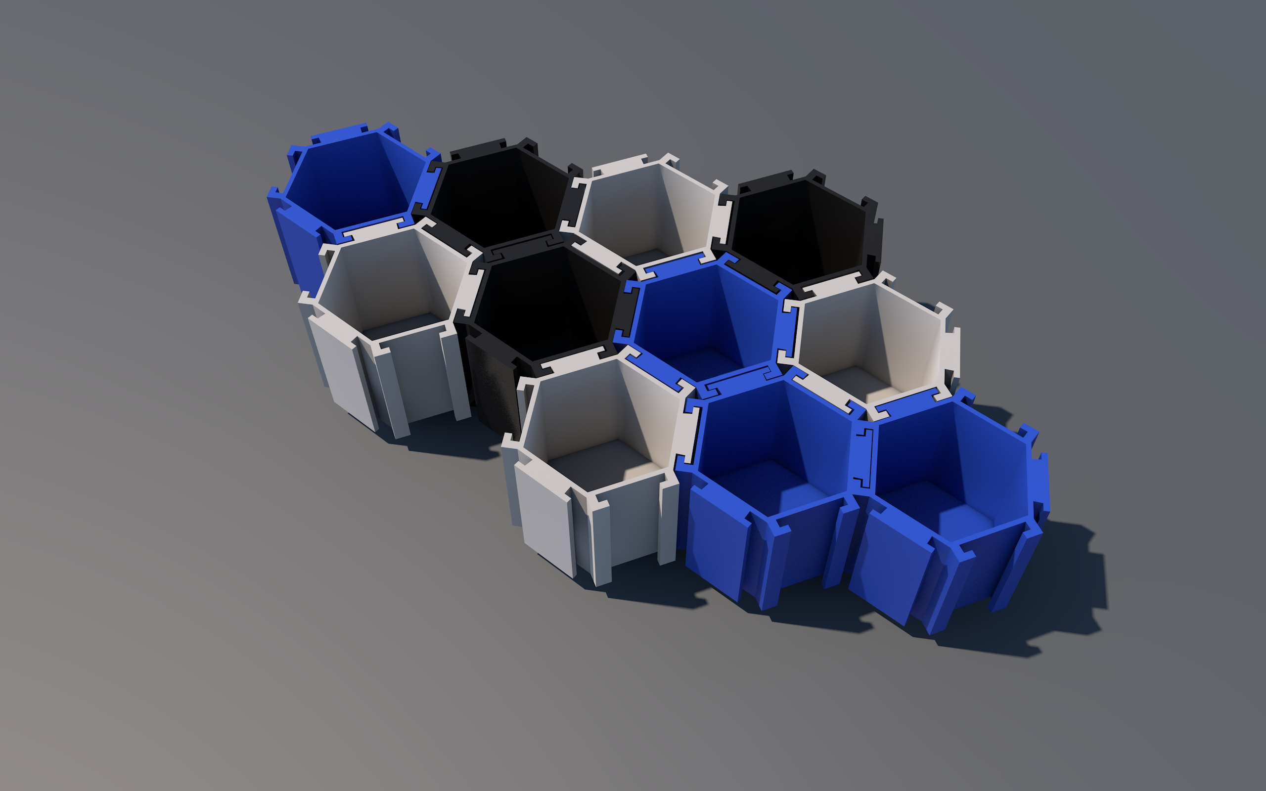 Hexagonal container