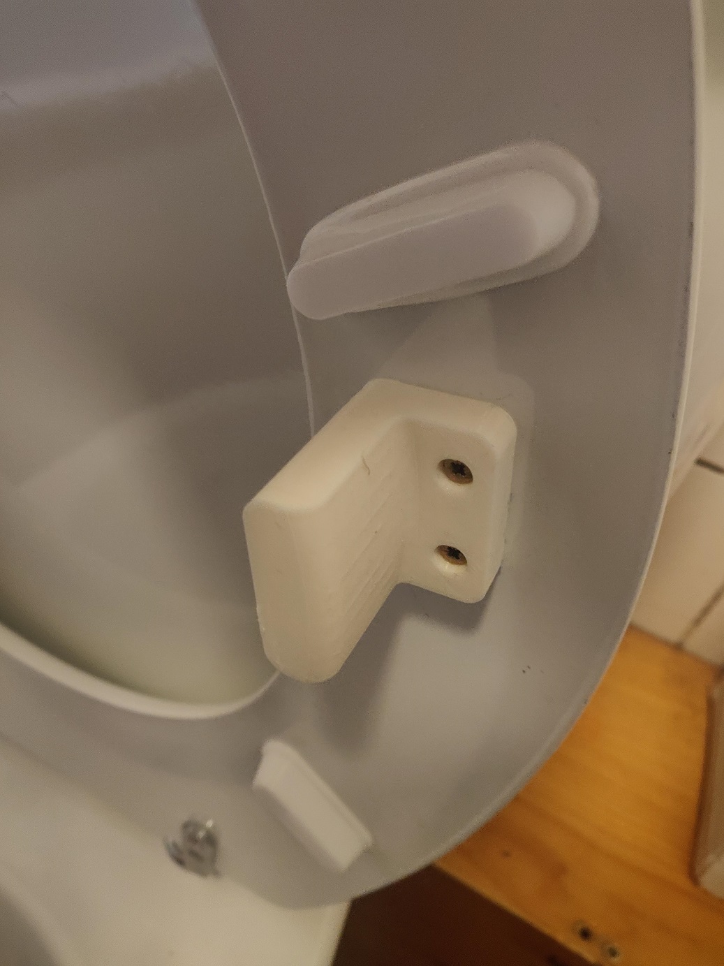 Toilet Seat Lateral Movement Stopper Blocks