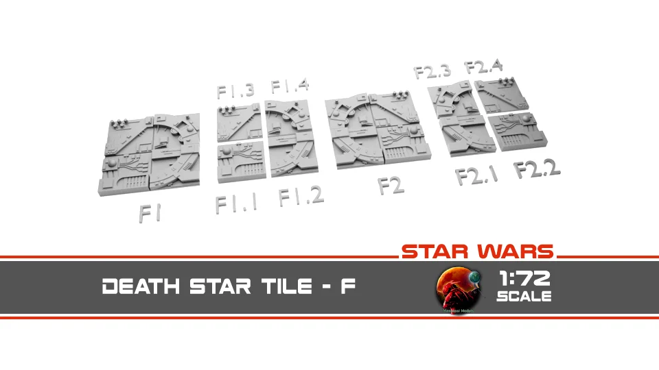 Star Wars Death Star Surface Tile F1