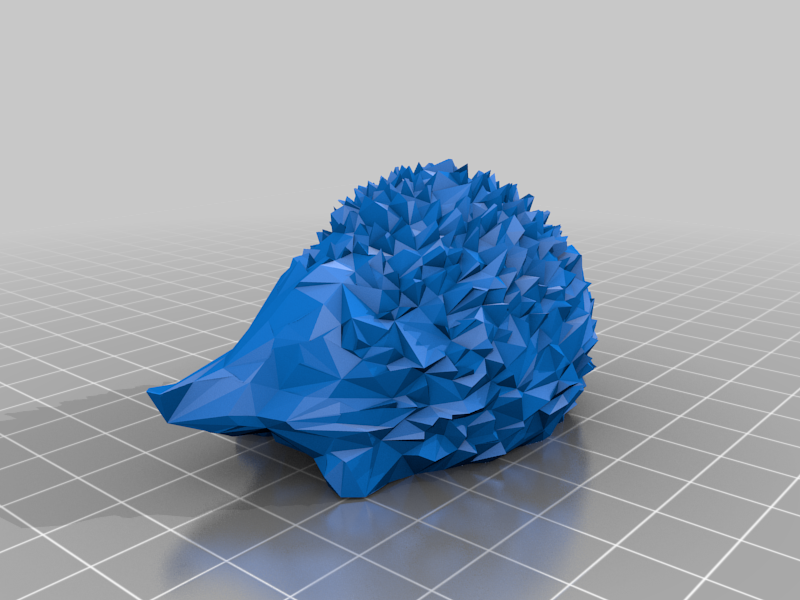 Low Poly Hedgehog