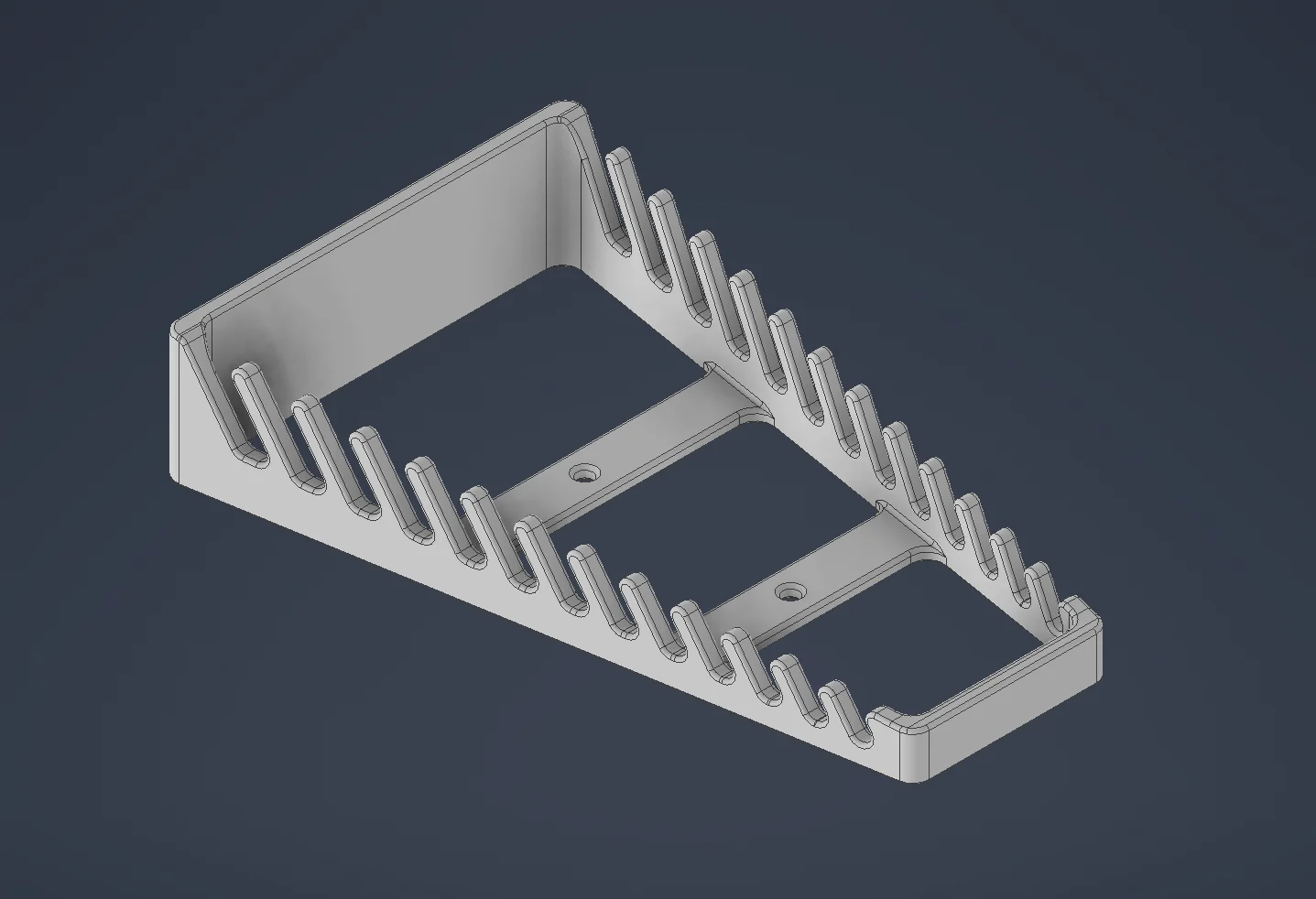 12 slot spanner / wrench holder