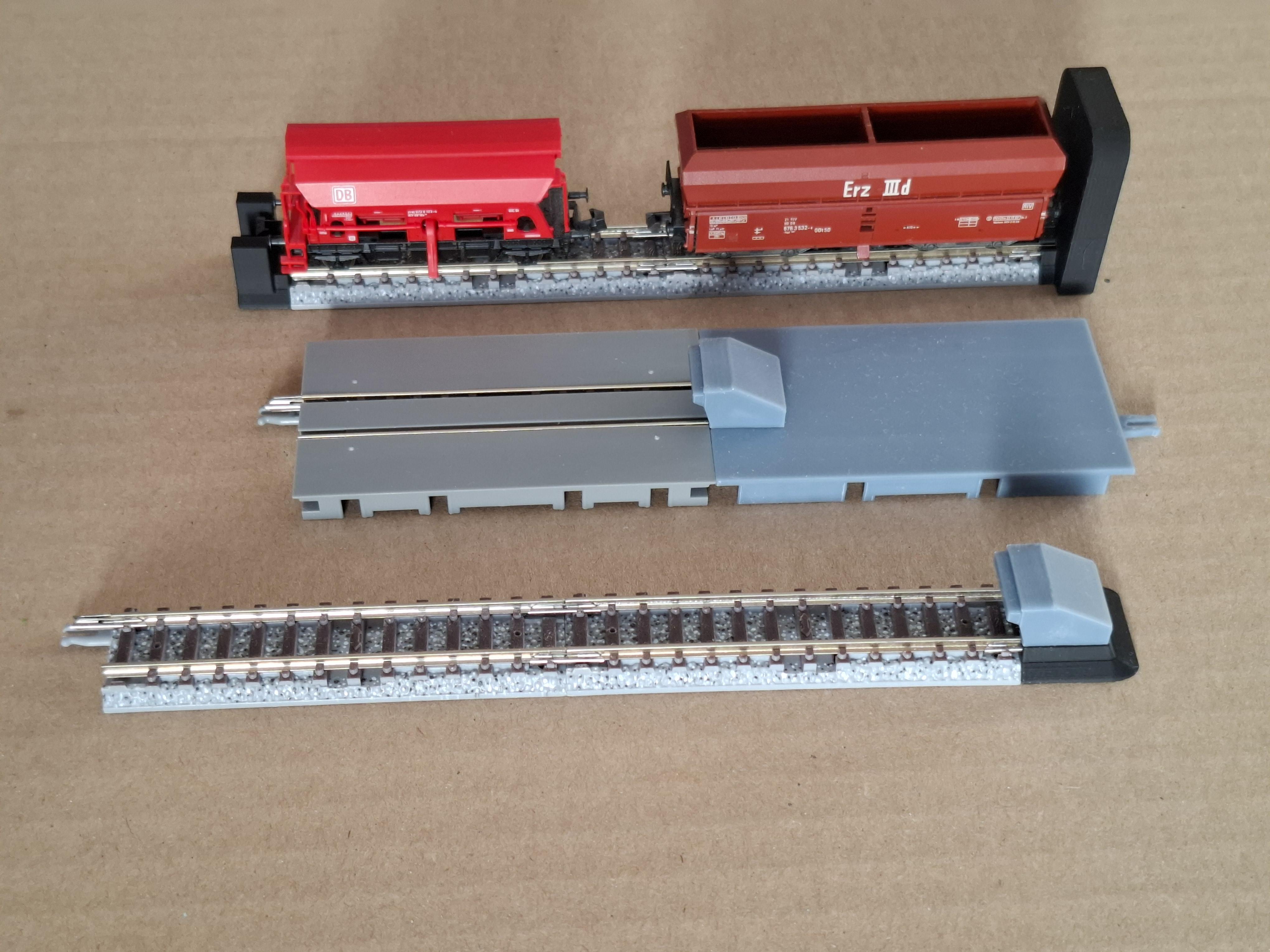 Stoppers and Buffer stops for Tomix (n-gauge)