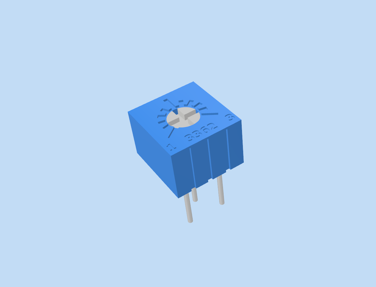 Model - 3362 - 1/4 ” Square Trimpot