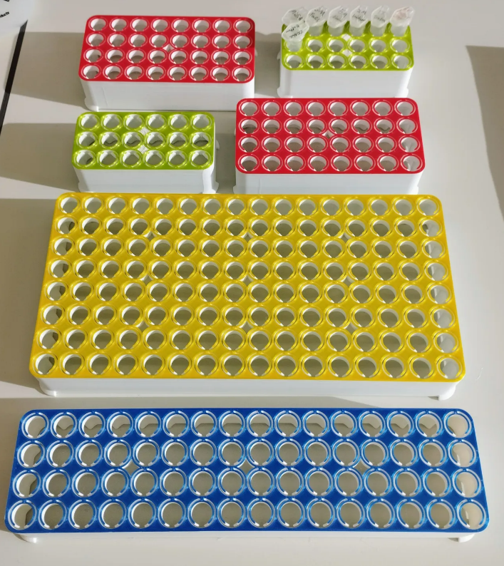 Eppendorf Tube Rack in various sizes for 1.5 or 2 mL tubes