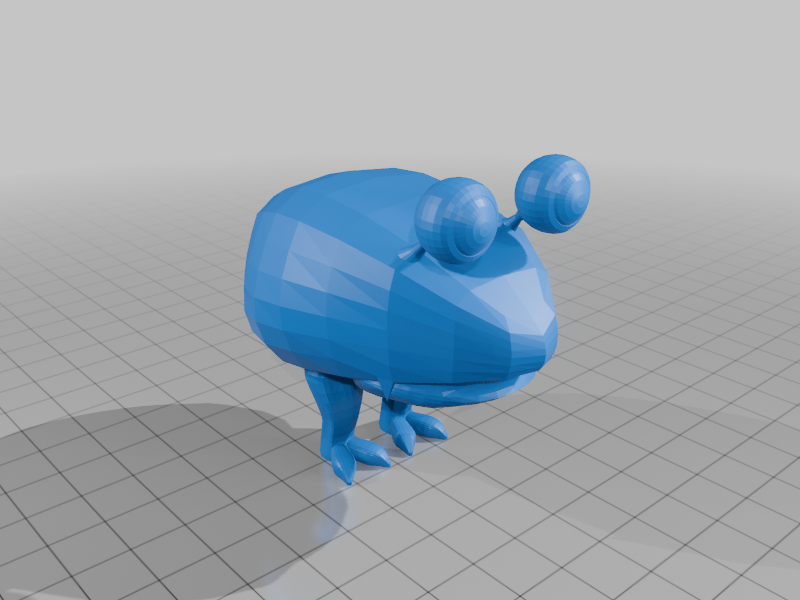 Bipedal frog monster