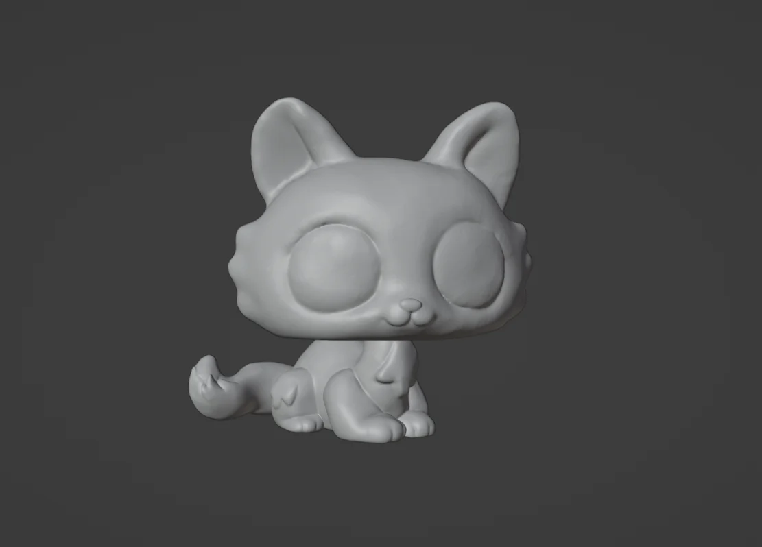 LPS Crouching Cat