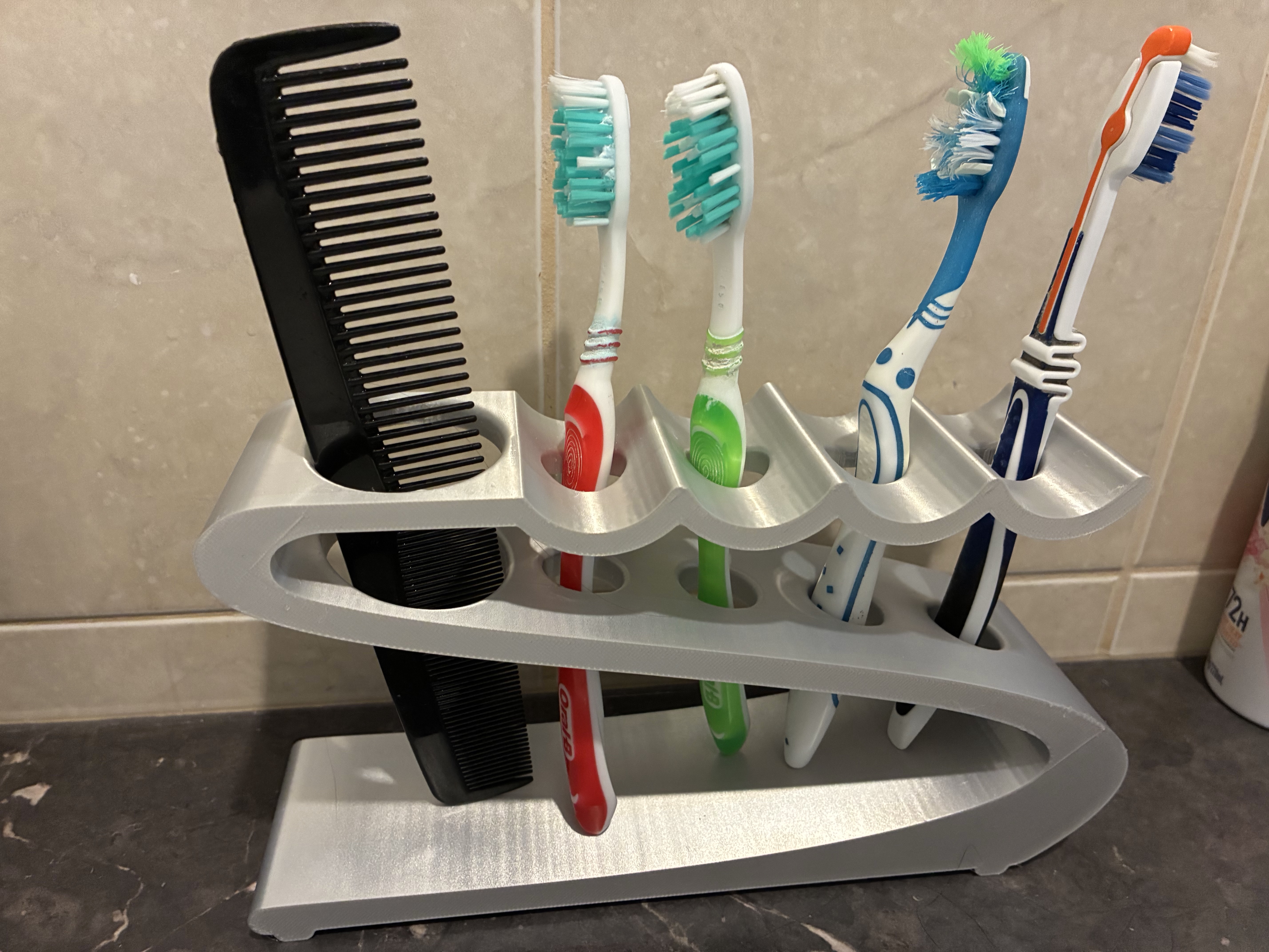 Toothbrush Holder for four brushes