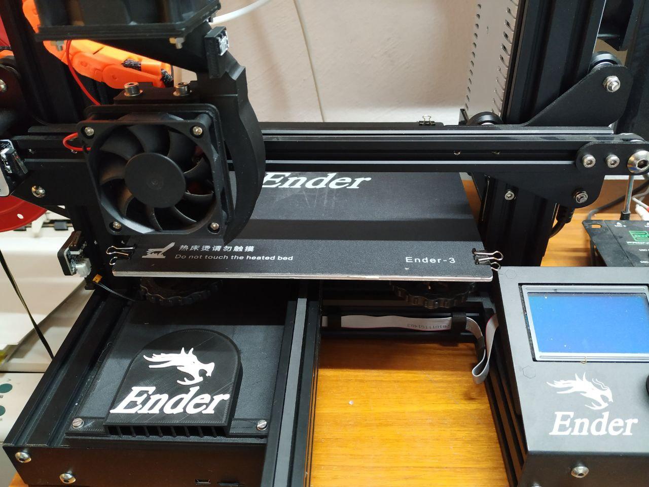 Ender 3 Mainboard Luefter Cover