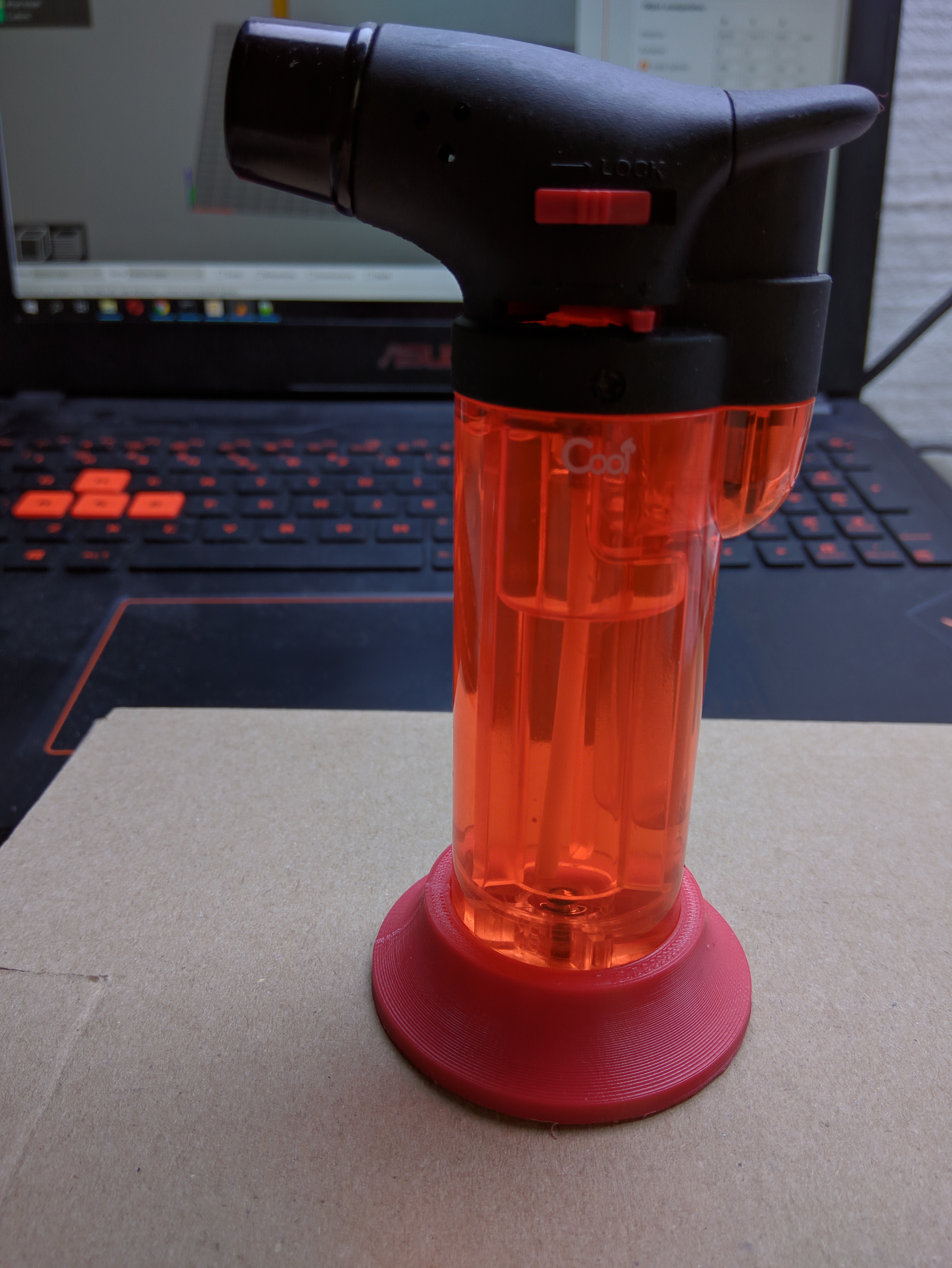 Jet (turbo) lighter stand