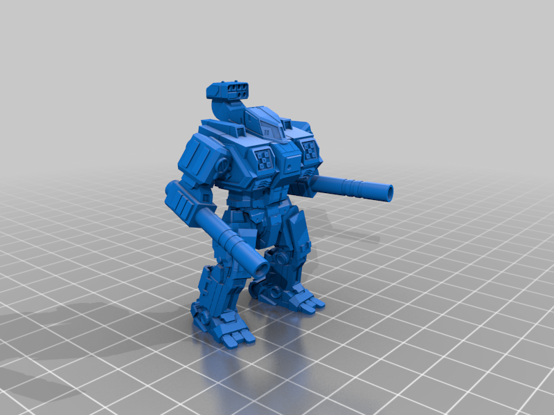 BattleHoe Battlemech