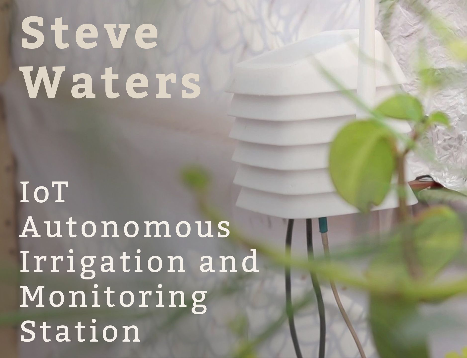 Steve Waters - Modular Stevenson Screen Enclosure
