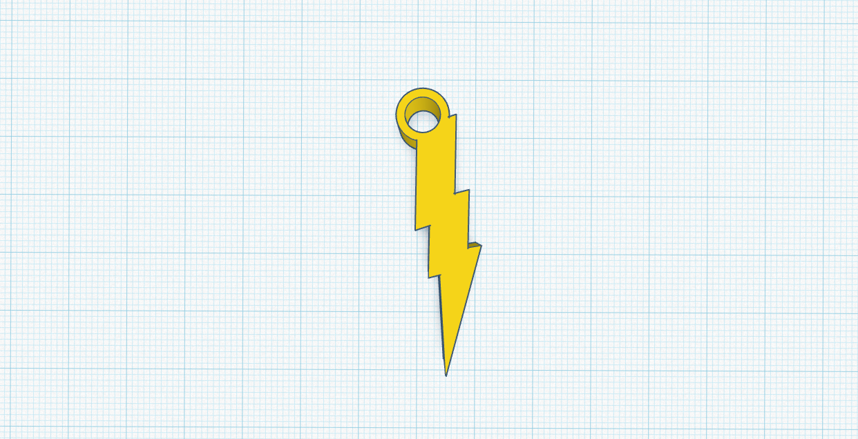 Lightning Bolt Keychain