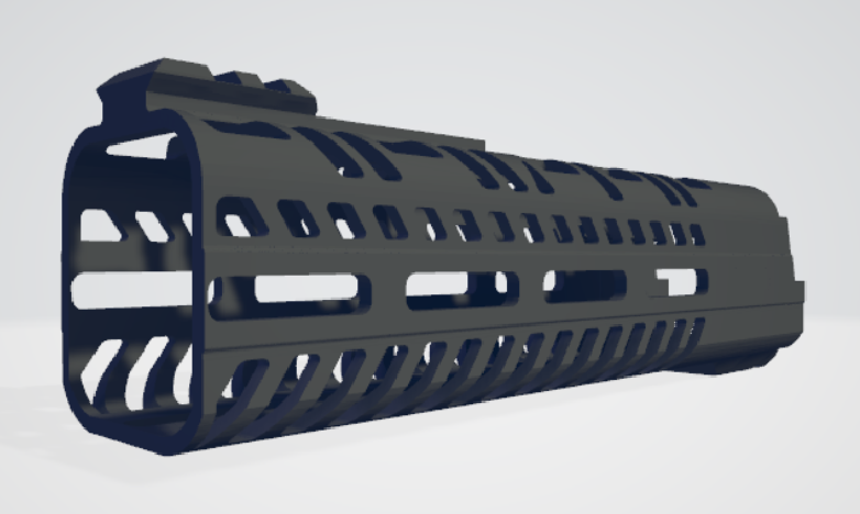 Sig Virtus Handguard setup for Airsoft MCX upper