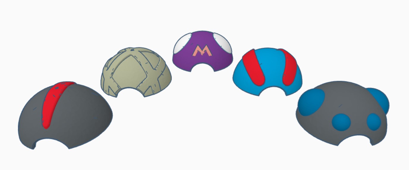 Different Pokeball styles